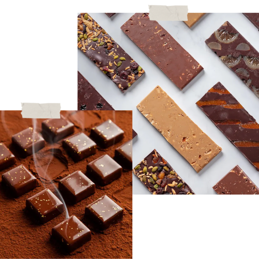 Tablettes chocolat blond  Maison Dufoux - Artisan Chocolatier
