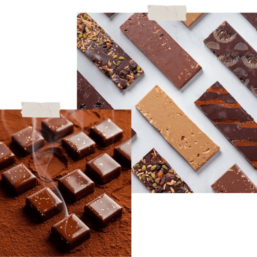 Tablettes chocolat blond  Maison Dufoux - Artisan Chocolatier