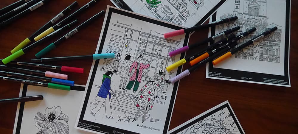 ColoreTonConfinement - Carnet de coloriages