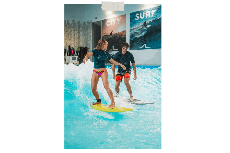 City surf park session surf saint valentin