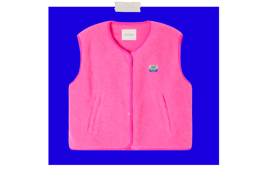 Veste American Vintage rose Saint Valentin Hyppairs