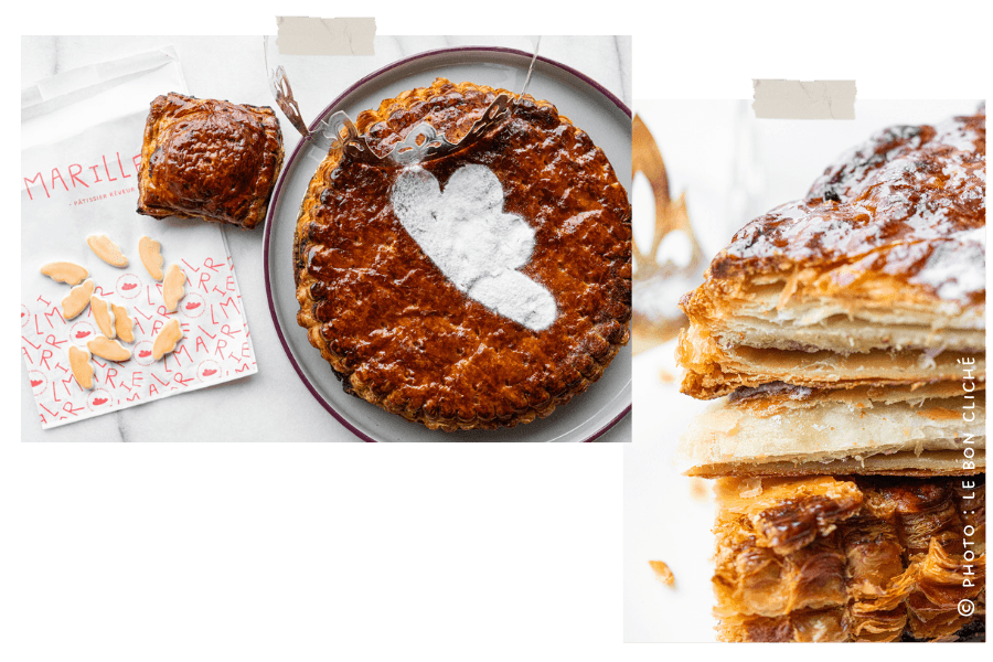 Galette des rois Mariller et fèves nuages