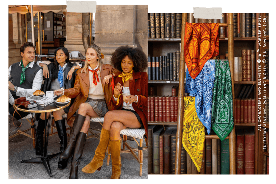 Idée cadeau Lyon foulard Maison Malfroy