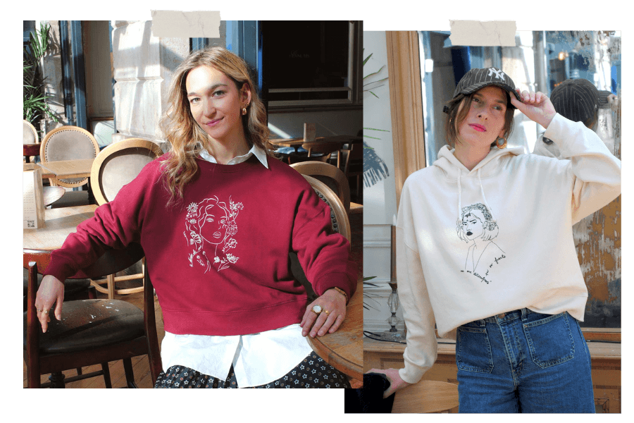 Leonor Roversi - idées cadeaux - marque lyonnaise - Sweats