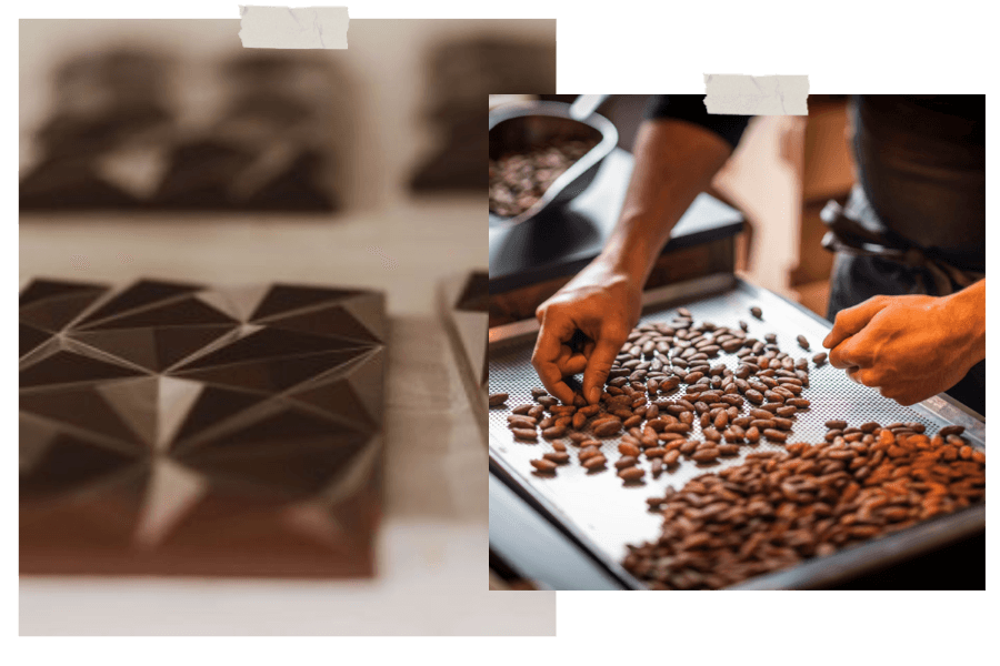 Shoukâ meilleurs chocolatiers de Lyon - torréfaction de cacao et tablettes