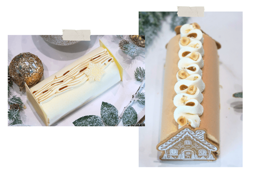 Bûches de Noël Lyon 2025 Caroline Hubert