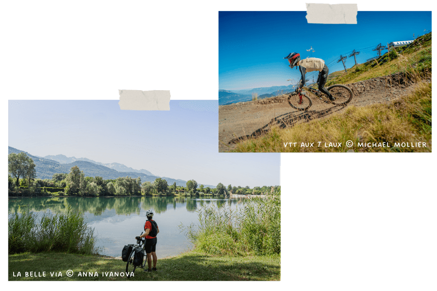 Balades à vélo et VTT dans les massifs de Belledonne et de Chartreuse près de Lyon